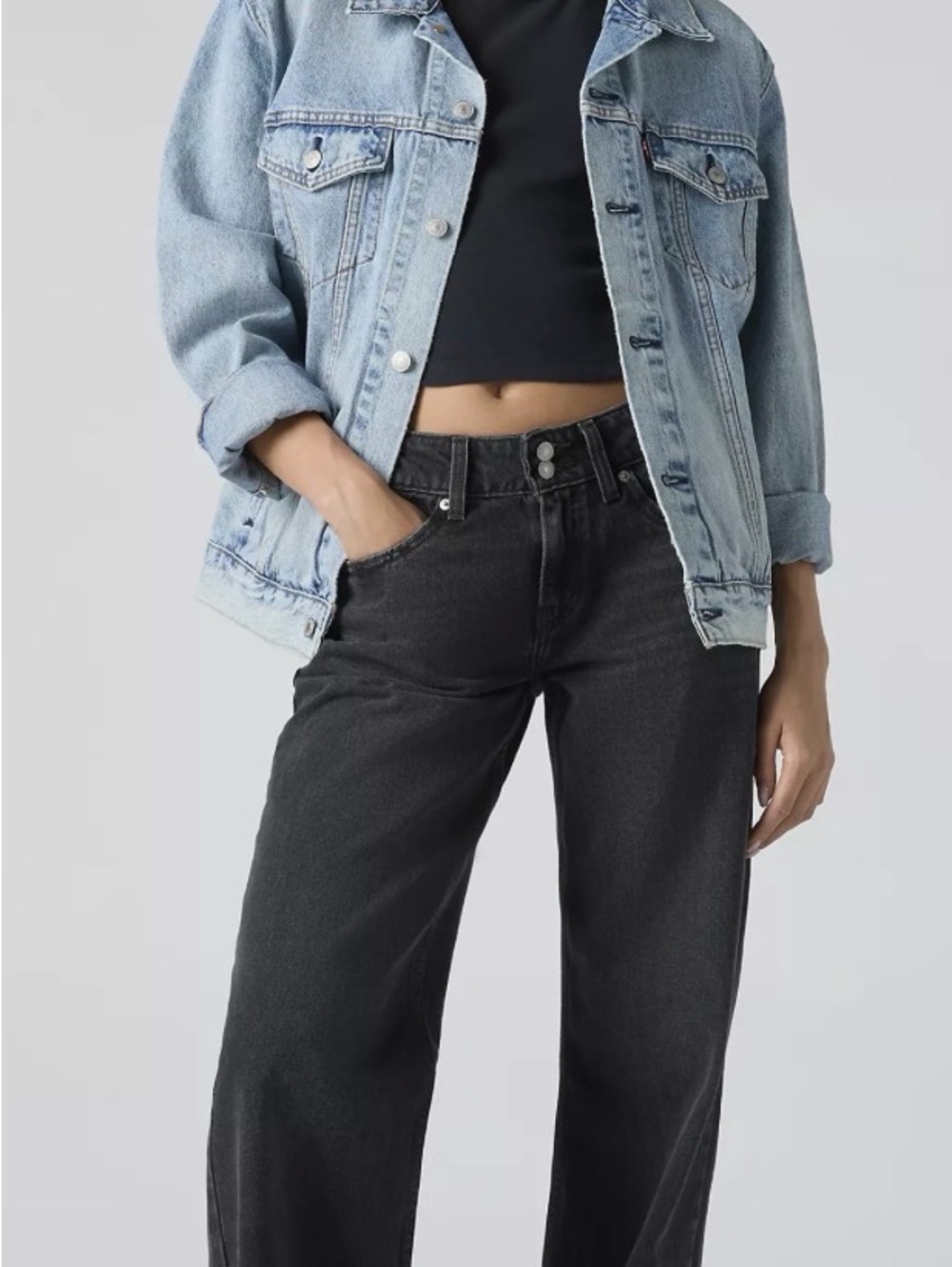 Levi's Superlow Loose Jeans - Black